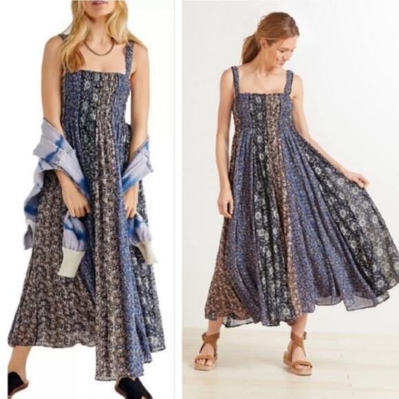 Free People Come Together Patchwork Dress - Picture 8 of 8